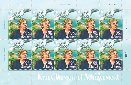 Jersey Women of Achievement - 98p Sheet B