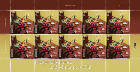 Jersey Dolls House and Miniatures Club - 98p Sheet B