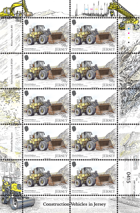 Construction Vehicles  - 98p Sheet B