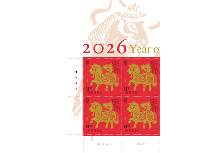 2026 Lunar New Year - Year of the Horse- Block of Four