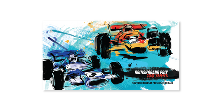 British Grand Prix 100 Years  - Souvenir Sheetlet Presentation Pack