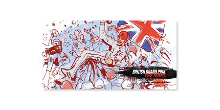 British Grand Prix 100 Years  - Stamps Presentation Pack