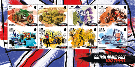 British Grand Prix 100 Years - souvenir sheetlet