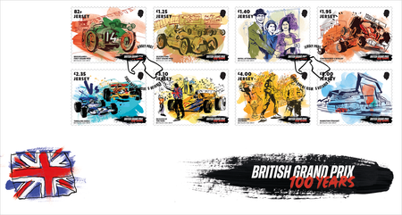 British Grand Prix 100 Years  - Stamps First Day Cover