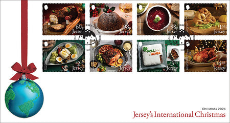 Jersey's International Christmas  - Stamps First Day Cover