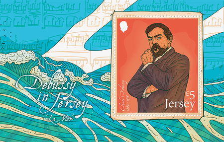 Debussy in Jersey - Miniature Sheet