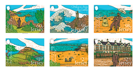 Debussy in Jersey - Stamp Set