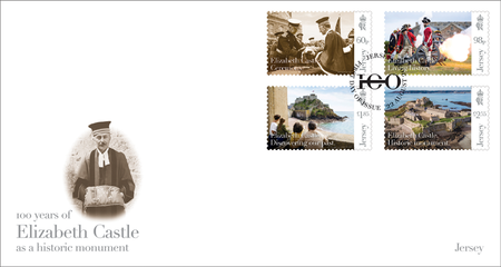 100 Years of Elizabeth Castle as a Historical Monument - Stamps First Day Cover