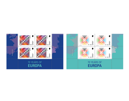 EUROPA 70 Years- Block of Four