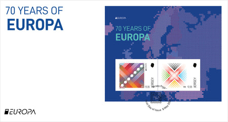 EUROPA 70 Years - Souvenir Miniature Sheet First Day Cover
