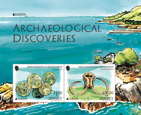 Jersey EUROPA Archaeological Discoveries - Souvenir Miniature Sheet