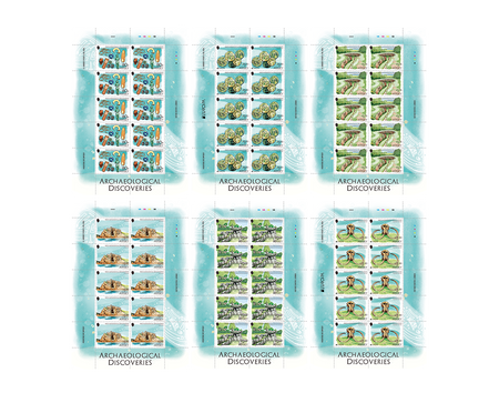 Jersey EUROPA Archaeological Discoveries - Sheet Set