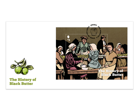 The History of Black Butter - Miniature Sheet First Day Cover