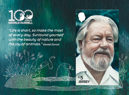 100 Years of Gerald Durrell: Dedication - Miniature Sheet