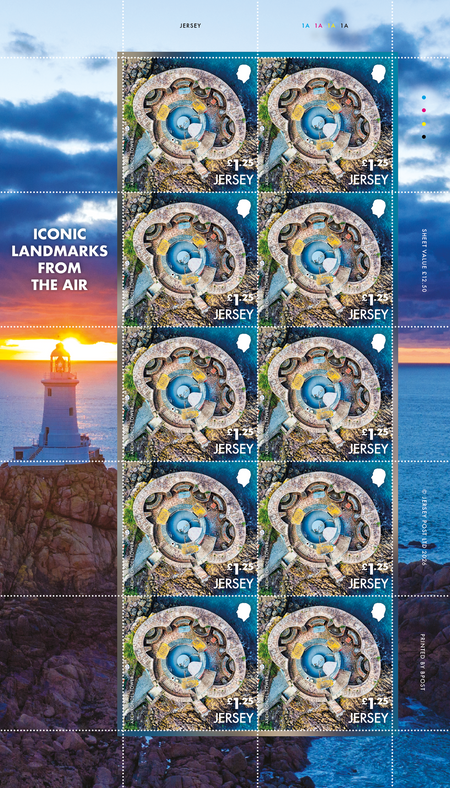 SEPAC Iconic Landmarks from the Air  - £1.25 Sheet