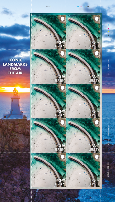 SEPAC Iconic Landmarks from the Air  - £3.10 Sheet