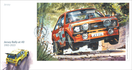 World Rally Championships - Miniature Sheet First Day Cover