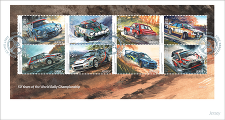 World Rally Championships - Souvenir Sheetlet First Day Cover