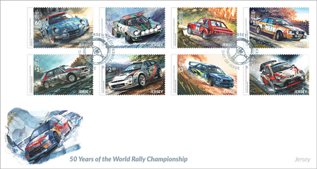 World Rally Championships - Stamps First Day Cover