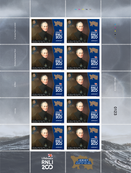 Jersey Celebrating 200 Years of the RNLI - £2.95 Sheet