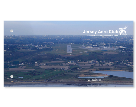 Jersey Aero Club 75 Years - Souvenir Sheetlet Presentation Pack