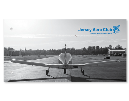 Jersey Aero Club 75 Years - Stamps Presentation Pack