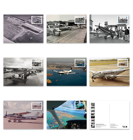 Jersey Aero Club 75 Years - Postcard Set