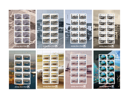 Jersey Aero Club 75 Years - Sheet Set