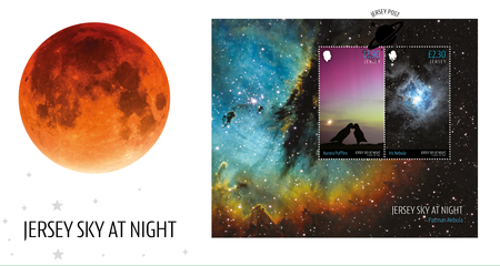 Jersey Sky at Night  - Souvenir Miniature Sheet First Day Cover