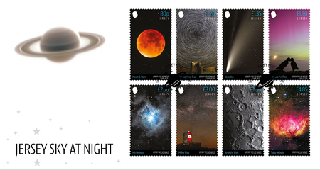 Jersey Sky at Night  - Stamps First Day Cover