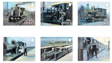 Jersey Western Railway - Stamp Set