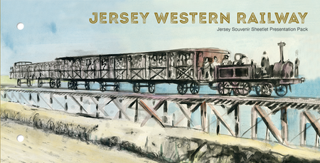 Jersey Western Railway - Souvenir Sheetlet Presentation Pack