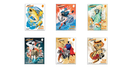 Jersey's International Connections - Stamp Set