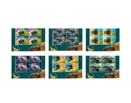 Jersey's Pollinators: Bees- Block of Four