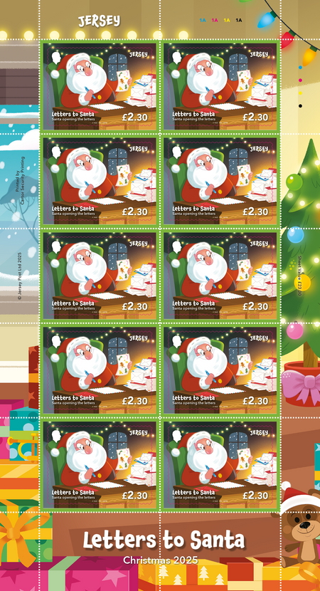 Letters to Santa europe sheet