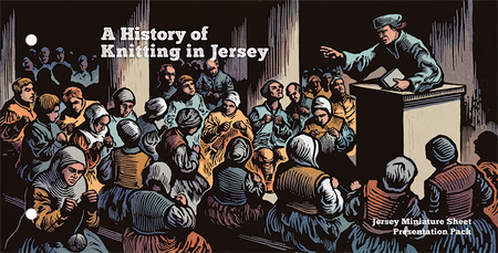 A History of Knitting in Jersey - Miniature Sheet Presentation Pack