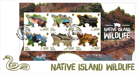 Native Island Wildlife - Souvenir Sheetlet First Day Cover