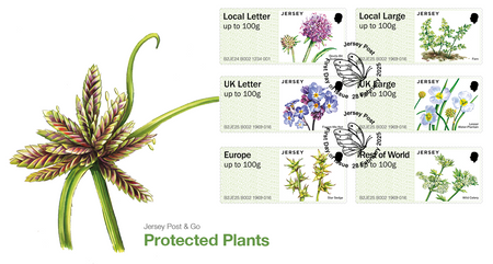 Post & Go B002 -Protected Plants - Stamps First Day Cover