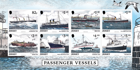 Passenger Vessels souvenir sheetlet