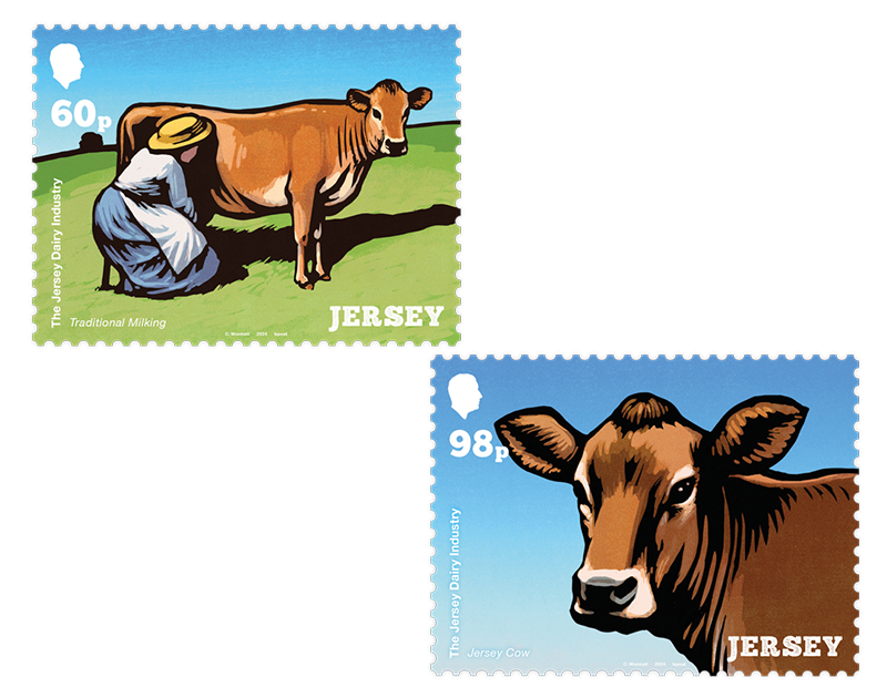 The Jersey Dairy Industry Pocket Money Set Jersey Stamps