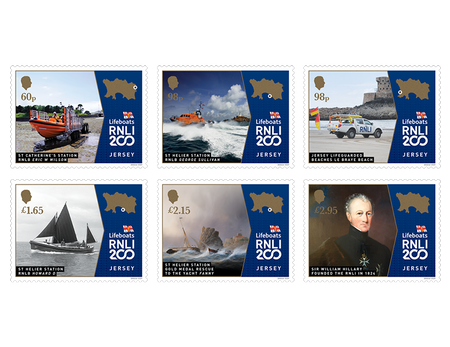 Jersey Celebrating 200 Years of the RNLI - Stamp Set