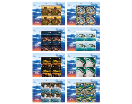 SEPAC Iconic Landmarks from the Air - Block of Four