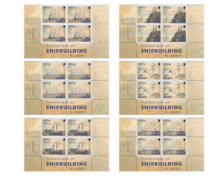 The History of Shipbuilding - Block of Four