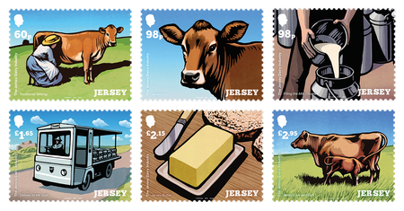 The Jersey Dairy Industry - Stamp Set