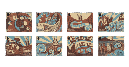 Jersey Stamps Philatelic Tales of Saint Helier stamp set