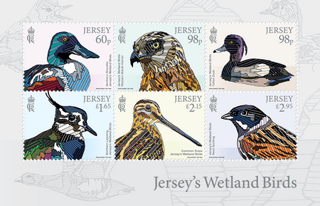 Jersey's Wetland Birds - Souvenir Sheetlet