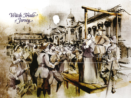 Witch Trials of Jersey  - Miniature Sheet