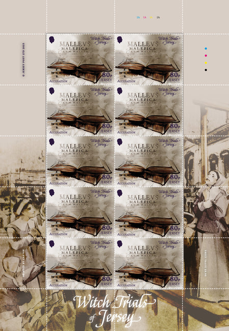 Witch Trials of Jersey  - 80p Sheet