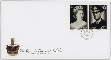 Diamond Jubilee Accession - First Day Cover
