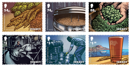 150 Years of Brewing in Jersey - Stamp Set